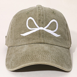 Ribbon Embroidered Baseball Cap