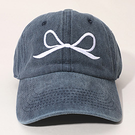 Ribbon Embroidered Baseball Cap